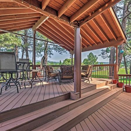 Cozy Ruidoso Cabin With Private Hot Tub And Large Deck エクステリア 写真