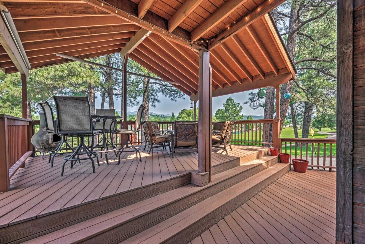 Cozy Ruidoso Cabin With Private Hot Tub And Large Deck エクステリア 写真