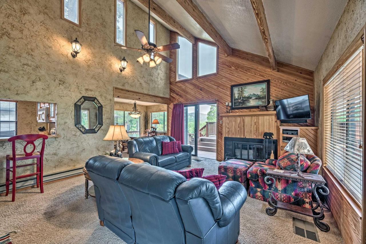 Cozy Ruidoso Cabin With Private Hot Tub And Large Deck エクステリア 写真