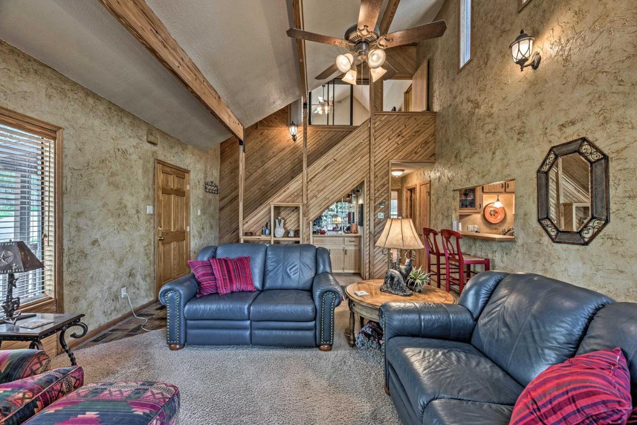 Cozy Ruidoso Cabin With Private Hot Tub And Large Deck エクステリア 写真