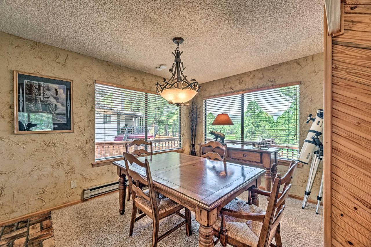 Cozy Ruidoso Cabin With Private Hot Tub And Large Deck エクステリア 写真