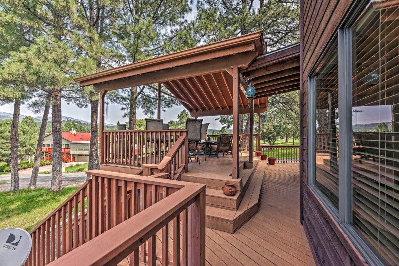Cozy Ruidoso Cabin With Private Hot Tub And Large Deck エクステリア 写真